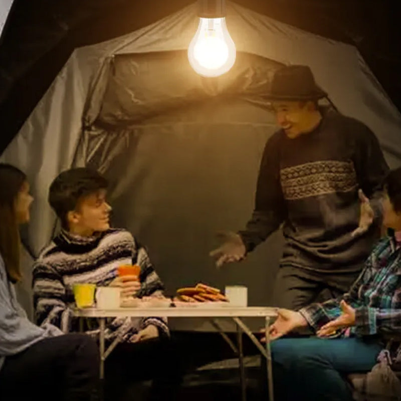 2024 Retro Neues Outdoor Camping Typ-C-Lade-Glühbirnenlicht