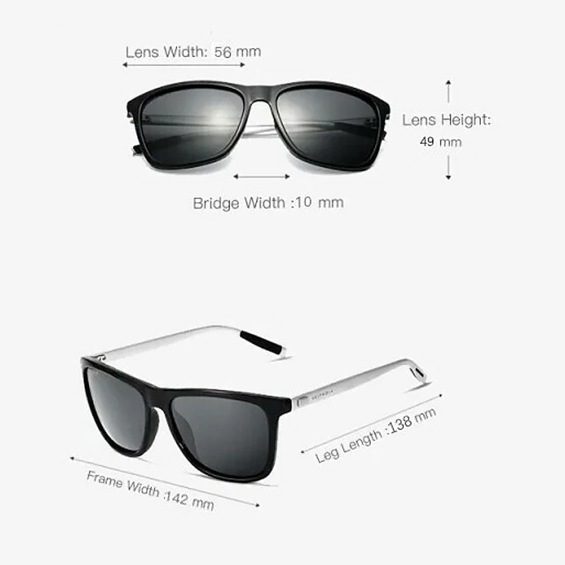Polarized sunglasses for men in a new design 